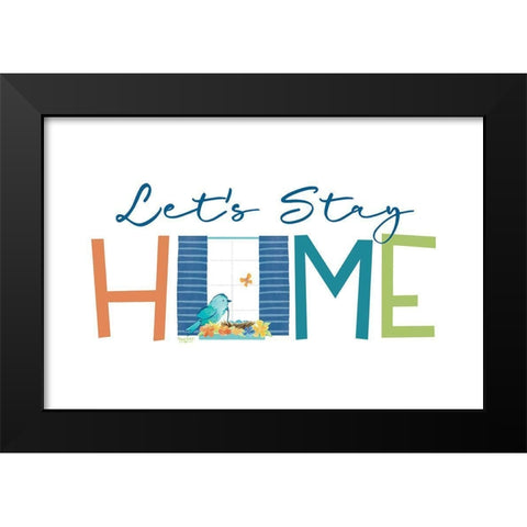 Happy at Home II Black Modern Wood Framed Art Print by Reed, Tara