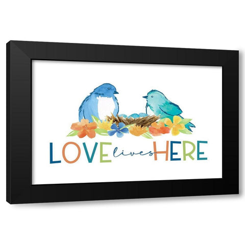Happy at Home IV Black Modern Wood Framed Art Print with Double Matting by Reed, Tara