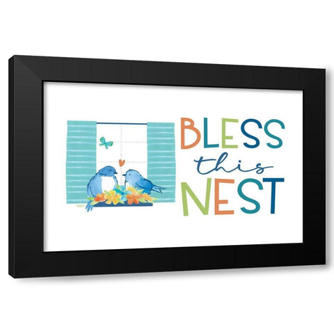 Happy at Home VI Black Modern Wood Framed Art Print with Double Matting by Reed, Tara
