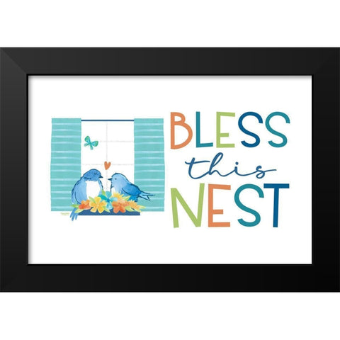 Happy at Home VI Black Modern Wood Framed Art Print by Reed, Tara