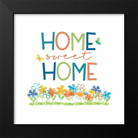 Happy at Home VIII Black Modern Wood Framed Art Print by Reed, Tara