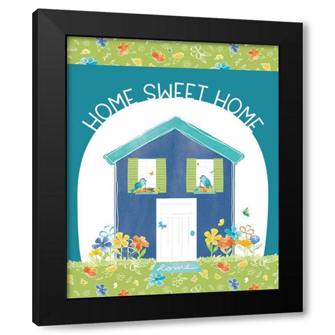 Happy at Home XXIII Black Modern Wood Framed Art Print by Reed, Tara