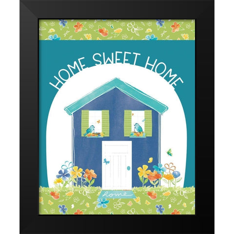 Happy at Home XXIII Black Modern Wood Framed Art Print by Reed, Tara