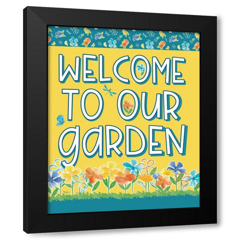 Happy at Home XXIV Black Modern Wood Framed Art Print by Reed, Tara