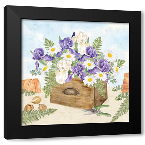 In My Garden VIII Black Modern Wood Framed Art Print by Reed, Tara