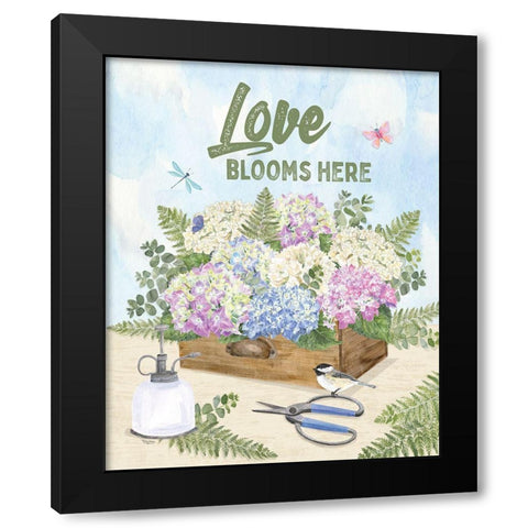 In My Garden XVIII Black Modern Wood Framed Art Print by Reed, Tara