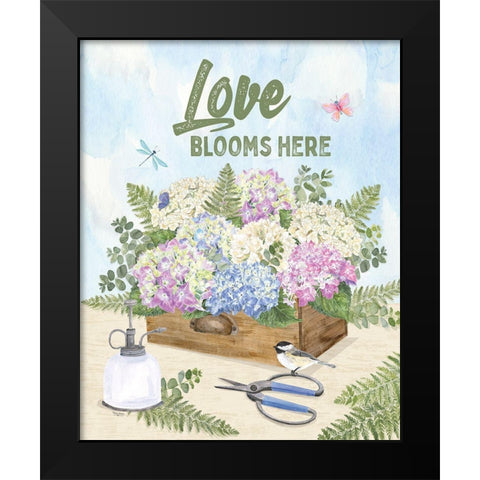 In My Garden XVIII Black Modern Wood Framed Art Print by Reed, Tara