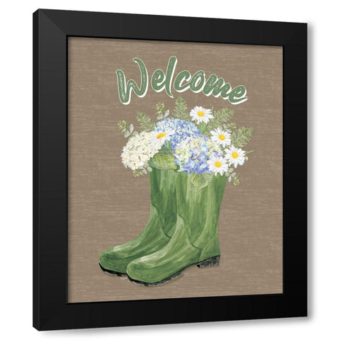 In My Garden XXIV Black Modern Wood Framed Art Print with Double Matting by Reed, Tara