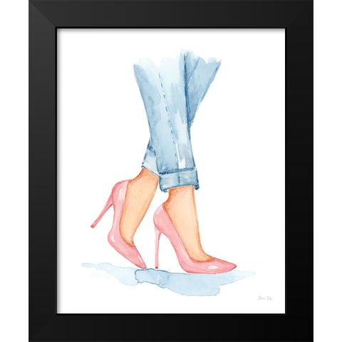 My Kind of Beautiful XVIII Black Modern Wood Framed Art Print by Fay, Elena