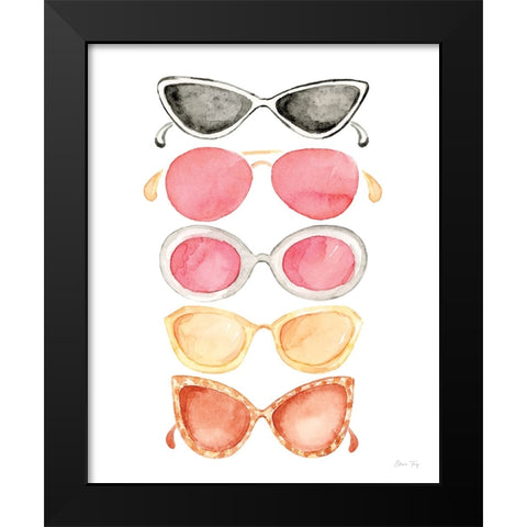 My Kind of Beautiful XX Black Modern Wood Framed Art Print by Fay, Elena