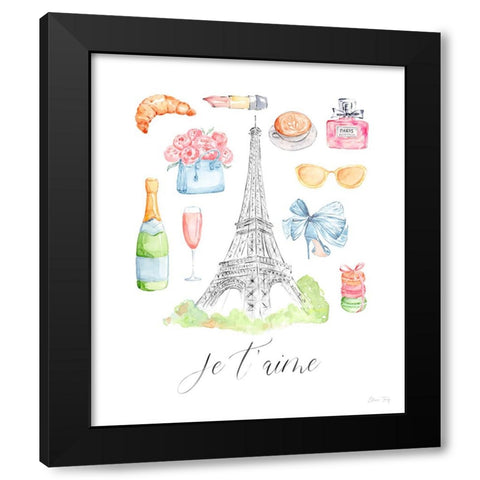 My Kind of Beautiful XXVI Black Modern Wood Framed Art Print by Fay, Elena