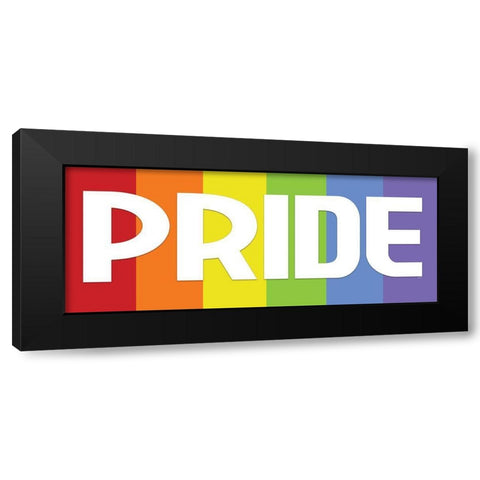 Pride Gnomes X Black Modern Wood Framed Art Print by Reed, Tara
