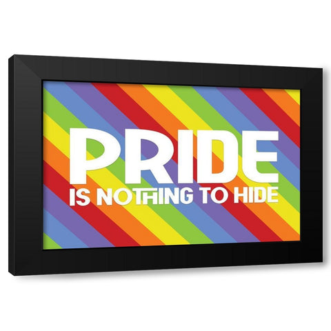 Pride Gnomes XVI Black Modern Wood Framed Art Print with Double Matting by Reed, Tara