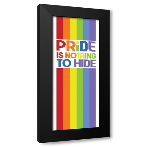 Pride Gnomes XXVI Black Modern Wood Framed Art Print with Double Matting by Reed, Tara