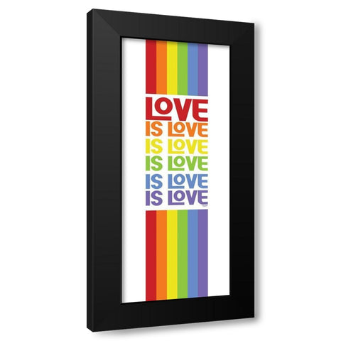 Pride Gnomes XXVII Black Modern Wood Framed Art Print by Reed, Tara