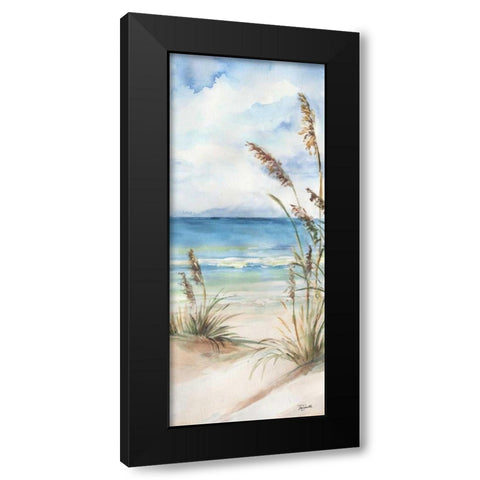 Seaview Panel II Black Modern Wood Framed Art Print by Tre Sorelle Studios