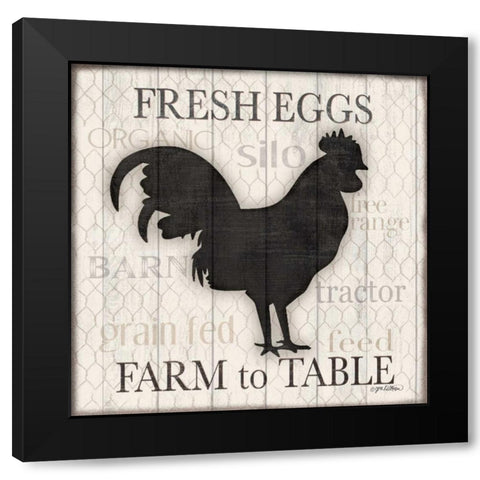 Market Fresh I Black Modern Wood Framed Art Print with Double Matting by Killeen, Jen