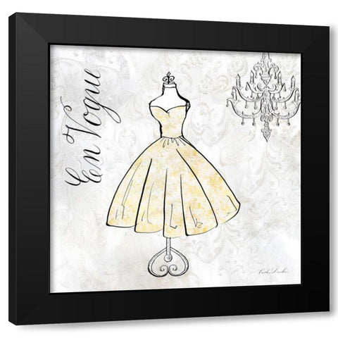 High Fashion I Black Modern Wood Framed Art Print with Double Matting by Dundon, Caitlin
