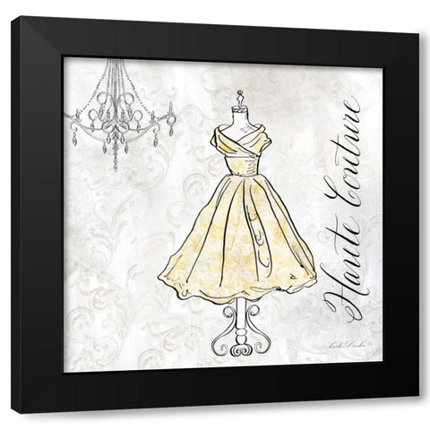 High Fashion II Black Modern Wood Framed Art Print by Dundon, Caitlin