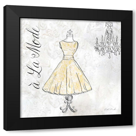 High Fashion III Black Modern Wood Framed Art Print by Dundon, Caitlin