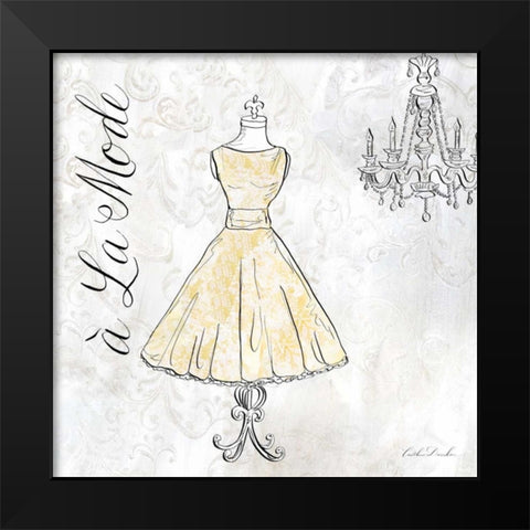 High Fashion III Black Modern Wood Framed Art Print by Dundon, Caitlin