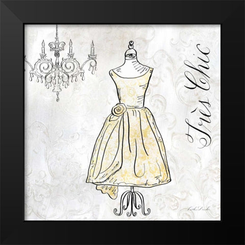 High Fashion IV Black Modern Wood Framed Art Print by Dundon, Caitlin