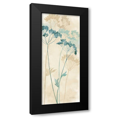 Gentle Nature Panel I Black Modern Wood Framed Art Print by Coulter, Cynthia