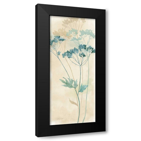 Gentle Nature Panel III Black Modern Wood Framed Art Print with Double Matting by Coulter, Cynthia