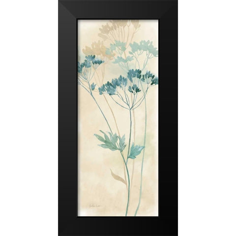 Gentle Nature Panel III Black Modern Wood Framed Art Print by Coulter, Cynthia