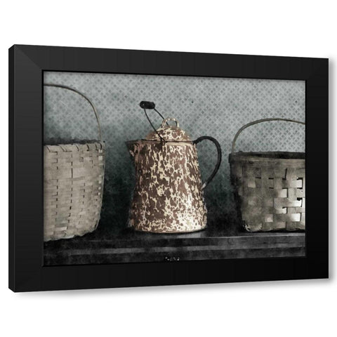 Farmhouse Black Modern Wood Framed Art Print by Romita, Denise