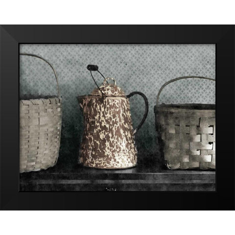 Farmhouse Black Modern Wood Framed Art Print by Romita, Denise