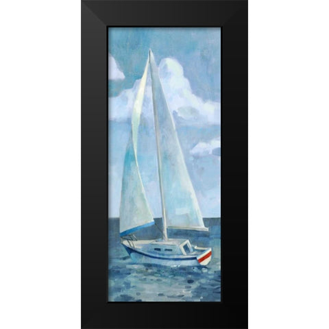 Race Day I  Black Modern Wood Framed Art Print by Milan, Vittorio