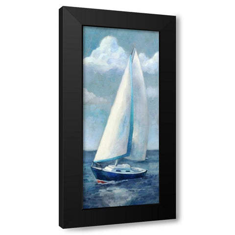 Race Day II Black Modern Wood Framed Art Print with Double Matting by Milan, Vittorio