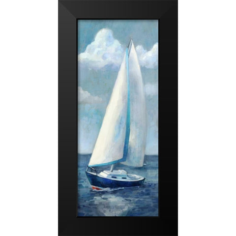 Race Day II Black Modern Wood Framed Art Print by Milan, Vittorio