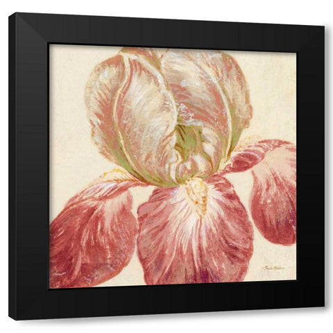 Floral Fresco III   Black Modern Wood Framed Art Print with Double Matting by Gladding, Pamela