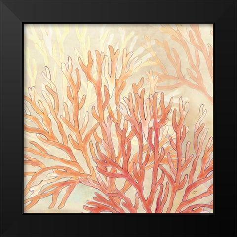 Coral Reef Cream II   Black Modern Wood Framed Art Print by Coulter, Cynthia