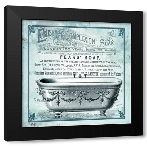 Old Fashioned Bath II    Black Modern Wood Framed Art Print by Tre Sorelle Studios