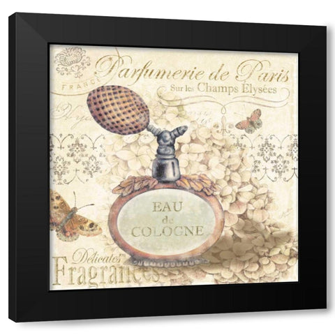 Parfumerie de Paris I    Black Modern Wood Framed Art Print with Double Matting by Cusson, Marie Elaine