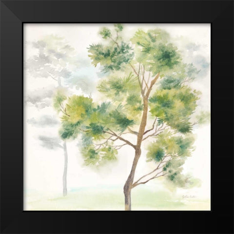 Woodland Trees III  Black Modern Wood Framed Art Print by Coulter, Cynthia