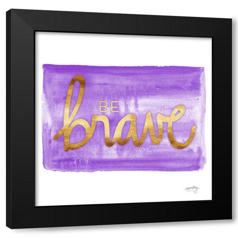 Color Splash Sayings VII Black Modern Wood Framed Art Print by Noonday Design