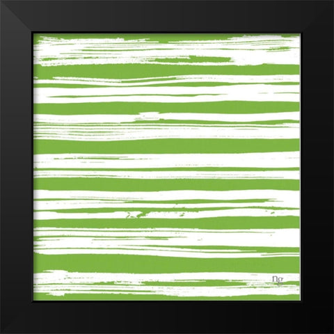 Painters Palette Citrine III Black Modern Wood Framed Art Print by Nancy Green Design