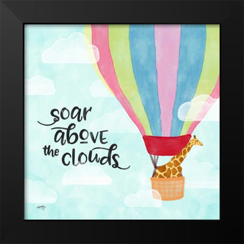 Dreams and Soar II Black Modern Wood Framed Art Print by Noonday Design