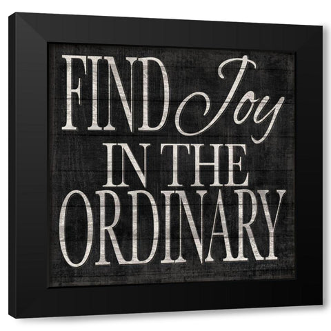 Kindness and Joy Signs II  Black Modern Wood Framed Art Print by Killeen, Jen