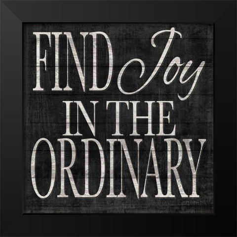 Kindness and Joy Signs II  Black Modern Wood Framed Art Print by Killeen, Jen