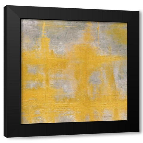 Golden Light I Black Modern Wood Framed Art Print with Double Matting by Elaine-Cusson, Marie