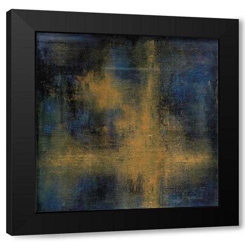 Blue Fantasy Black Modern Wood Framed Art Print by Cusson, Marie Elaine