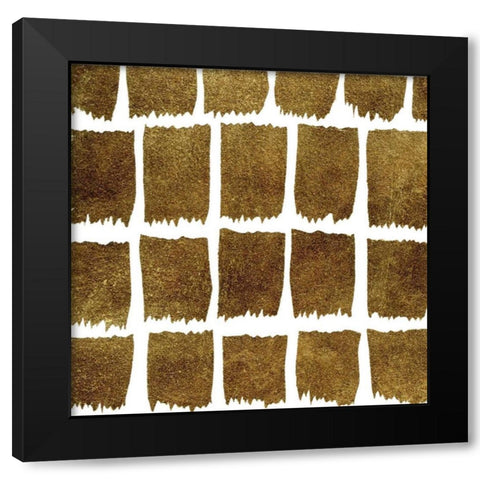 Golden Opportunity 2 II Black Modern Wood Framed Art Print with Double Matting by Nancy Green Design
