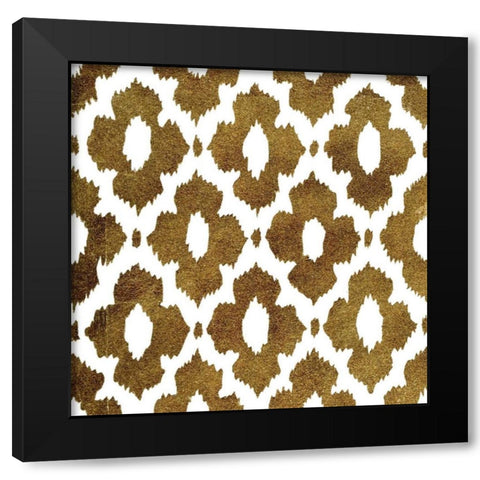 Golden Opportunity 2 III Black Modern Wood Framed Art Print by Nancy Green Design
