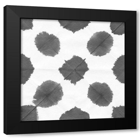 Watermark Black and White II Black Modern Wood Framed Art Print by Nancy Green Design