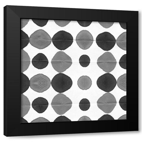Watermark Black and White III Black Modern Wood Framed Art Print by Nancy Green Design